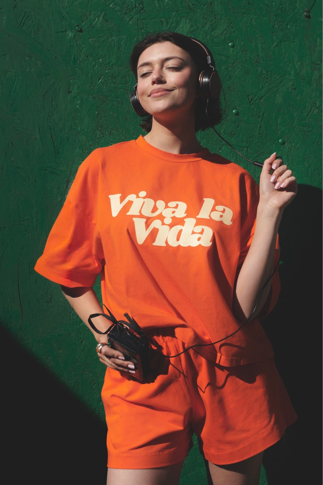 VIVA LA VIDA ORANGE SHORTS