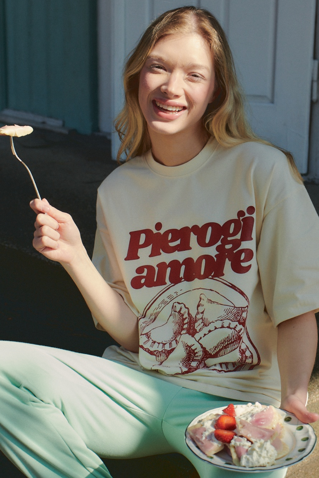 T-SHIRT PIEROGI AMORE