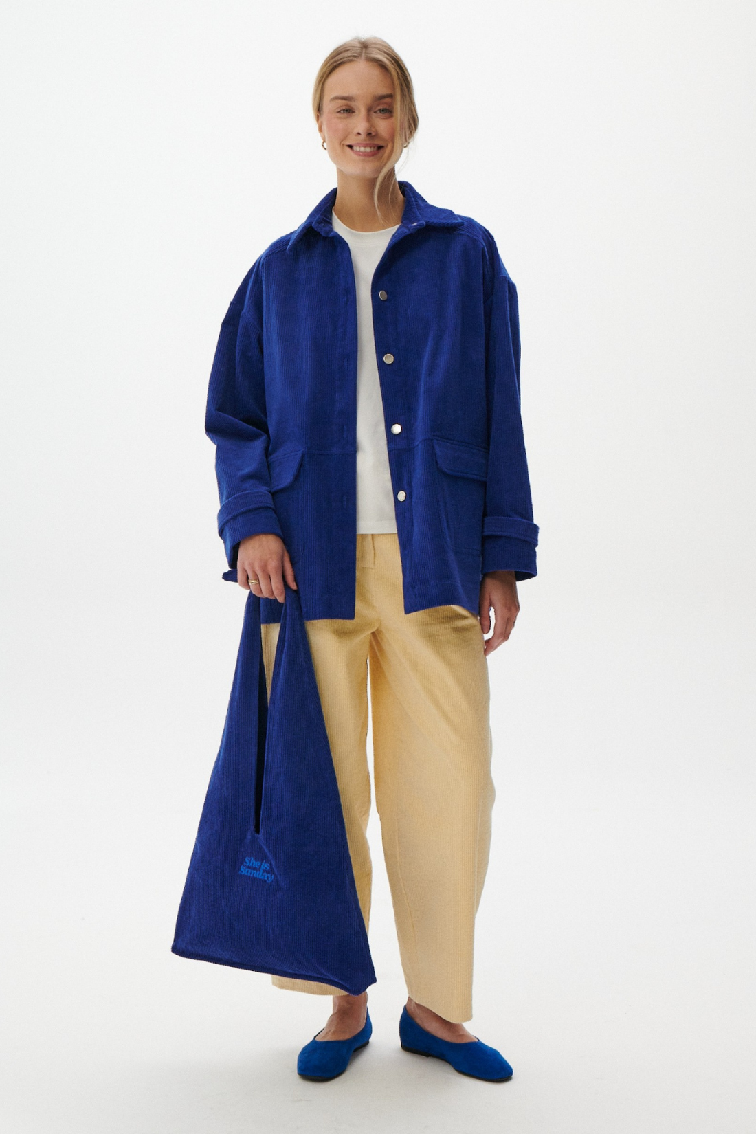 TORBA SZTRUKSOWA NORDIC KOBALTOWA