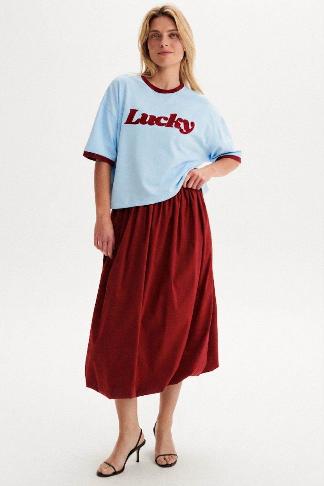 BALLERINA SKIRT CAPPUCINA MAROON