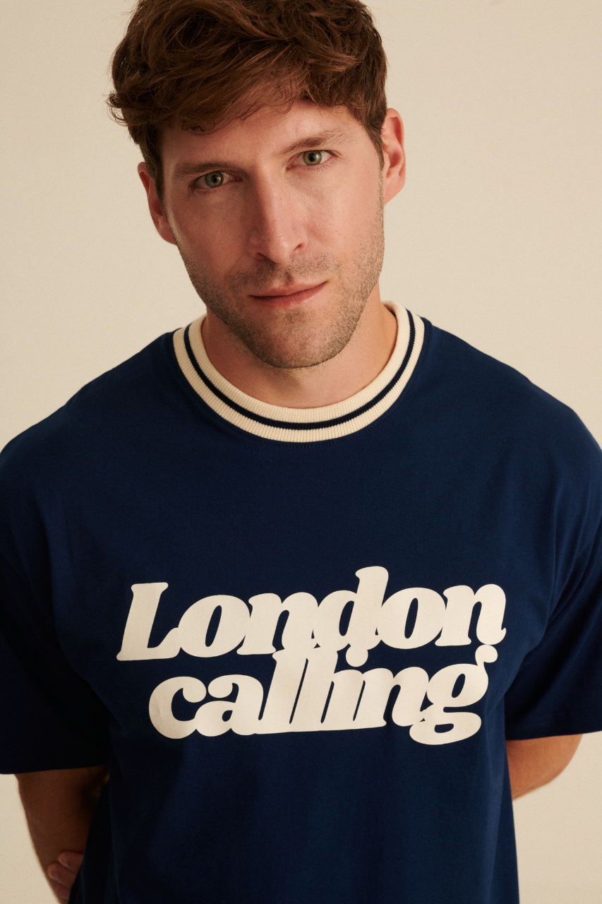 T-SHIRT LONDON NAVY - MEN