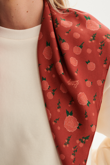 APASZKA RÓŻE CZERWONA