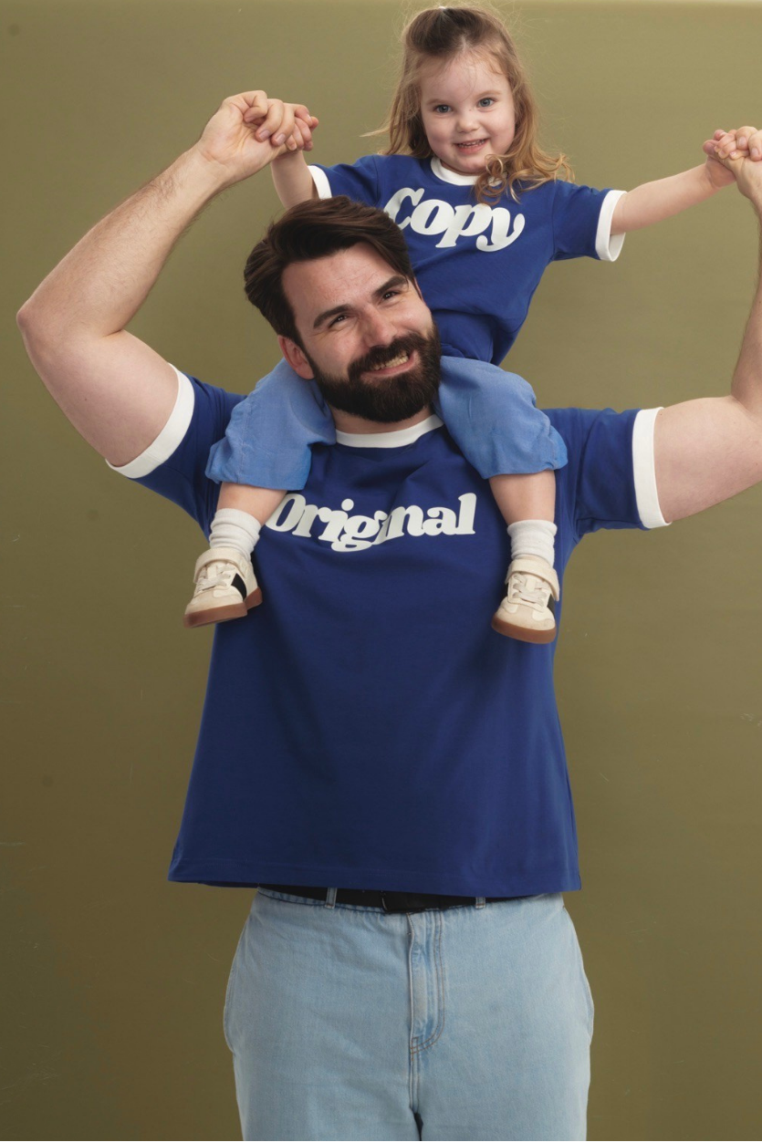 T-SHIRT ORIGINAL GRANATOWY - MEN