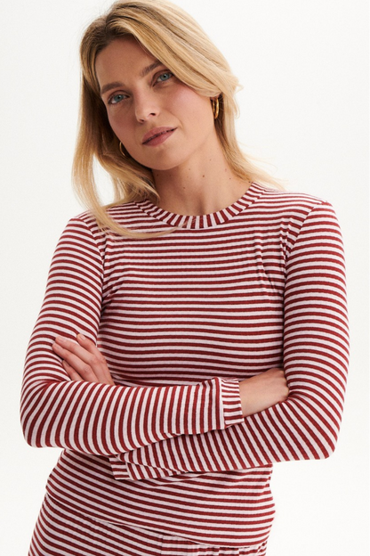 LONGSLEEVE COSI COSI STRIPPED BORDOWY