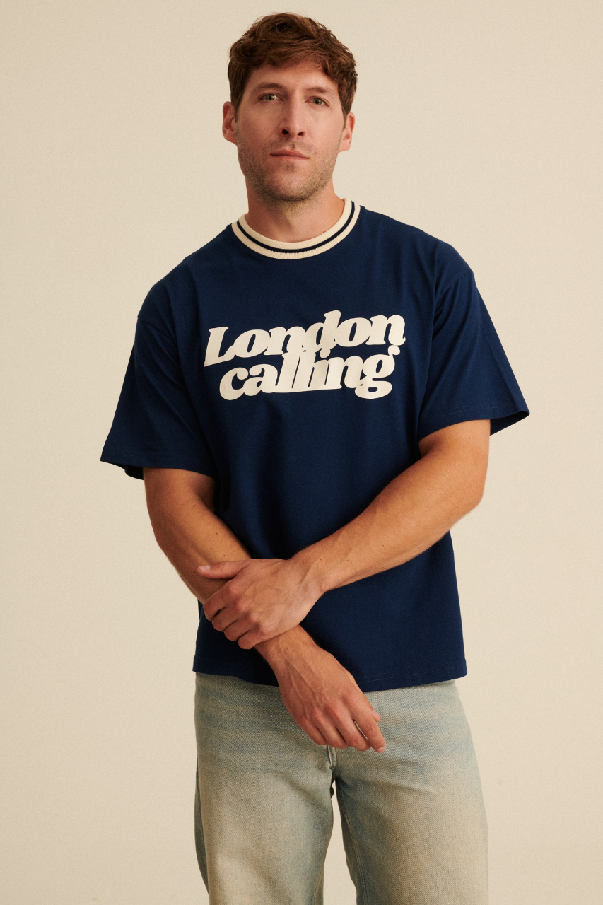 T-SHIRT LONDON NAVY - MEN