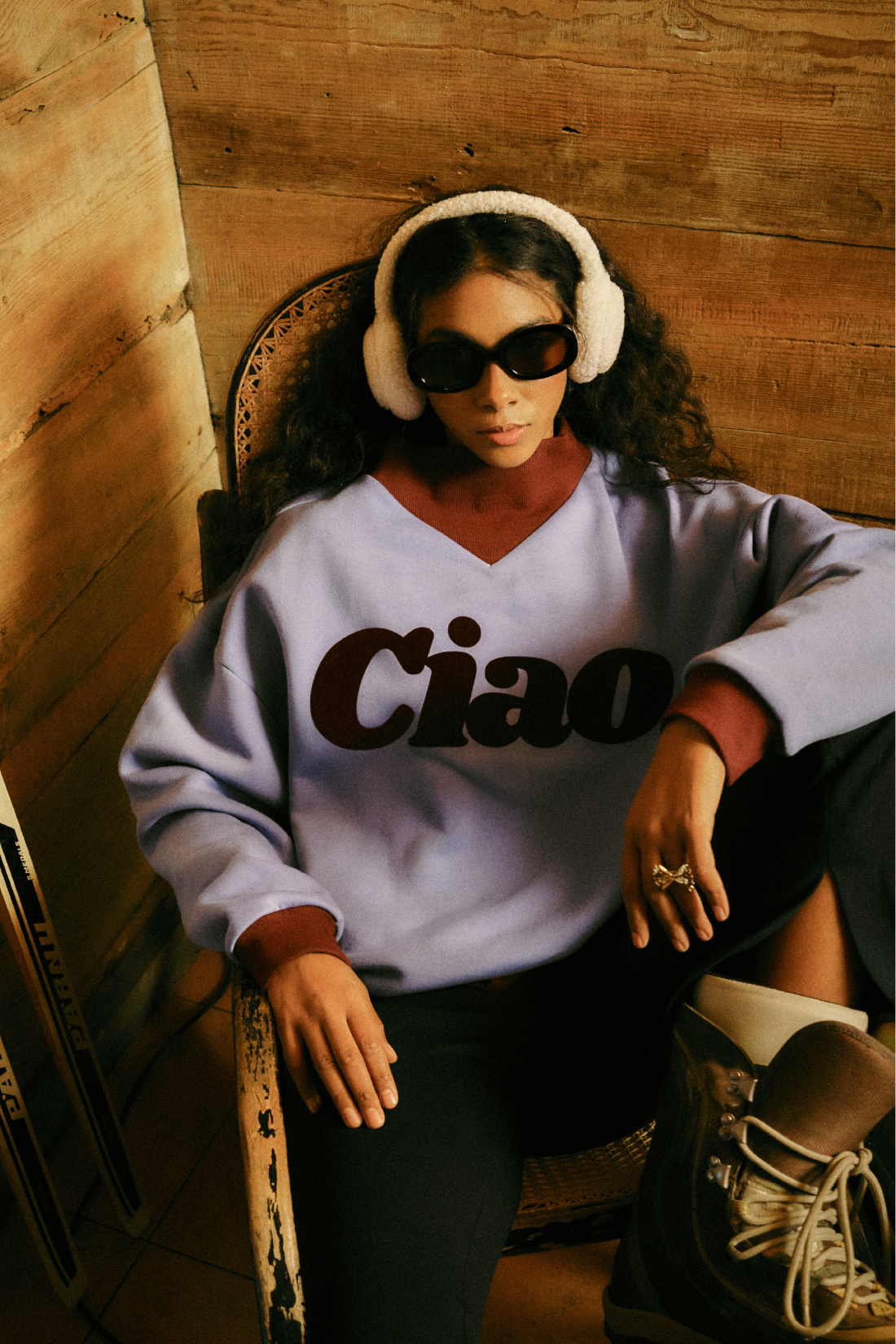 BLUZA CORTINA NIEBIESKA