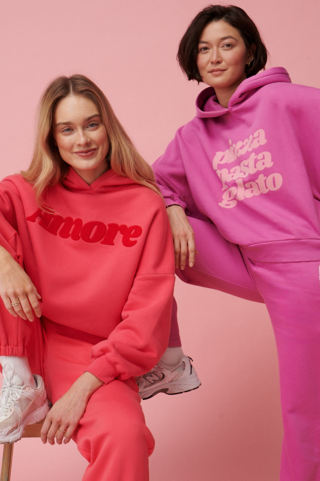 BLUZA PIZZA PASTA GELATO RÓŻOWA SUMMER