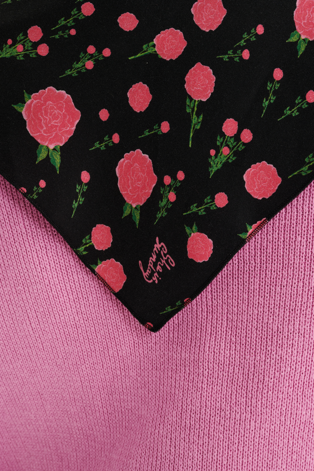 APASZKA RÓŻE CZARNA