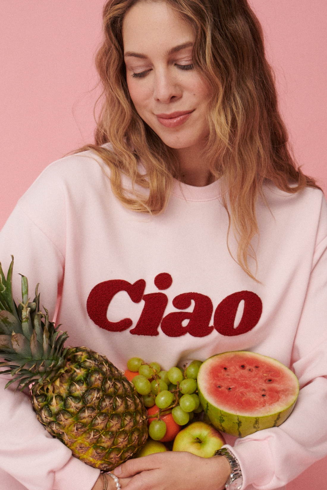 BLUZA CIAO SPRING VIBES RÓŻOWA