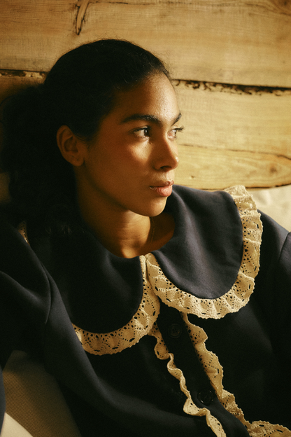 KARDIGAN NOELLE GRANATOWY