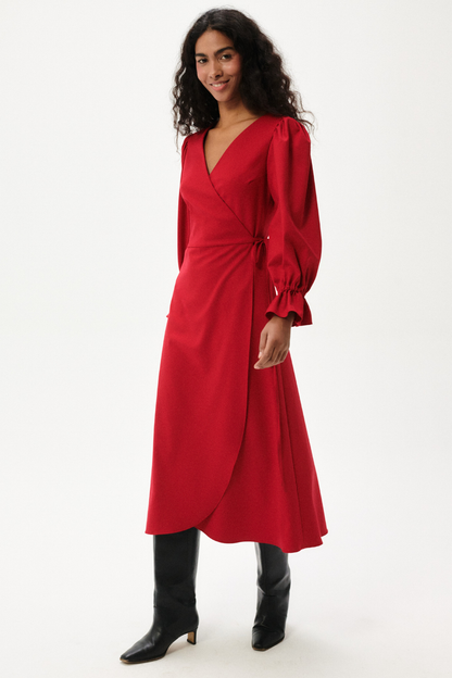 SUKIENKA AVVOLTA CZERWONA