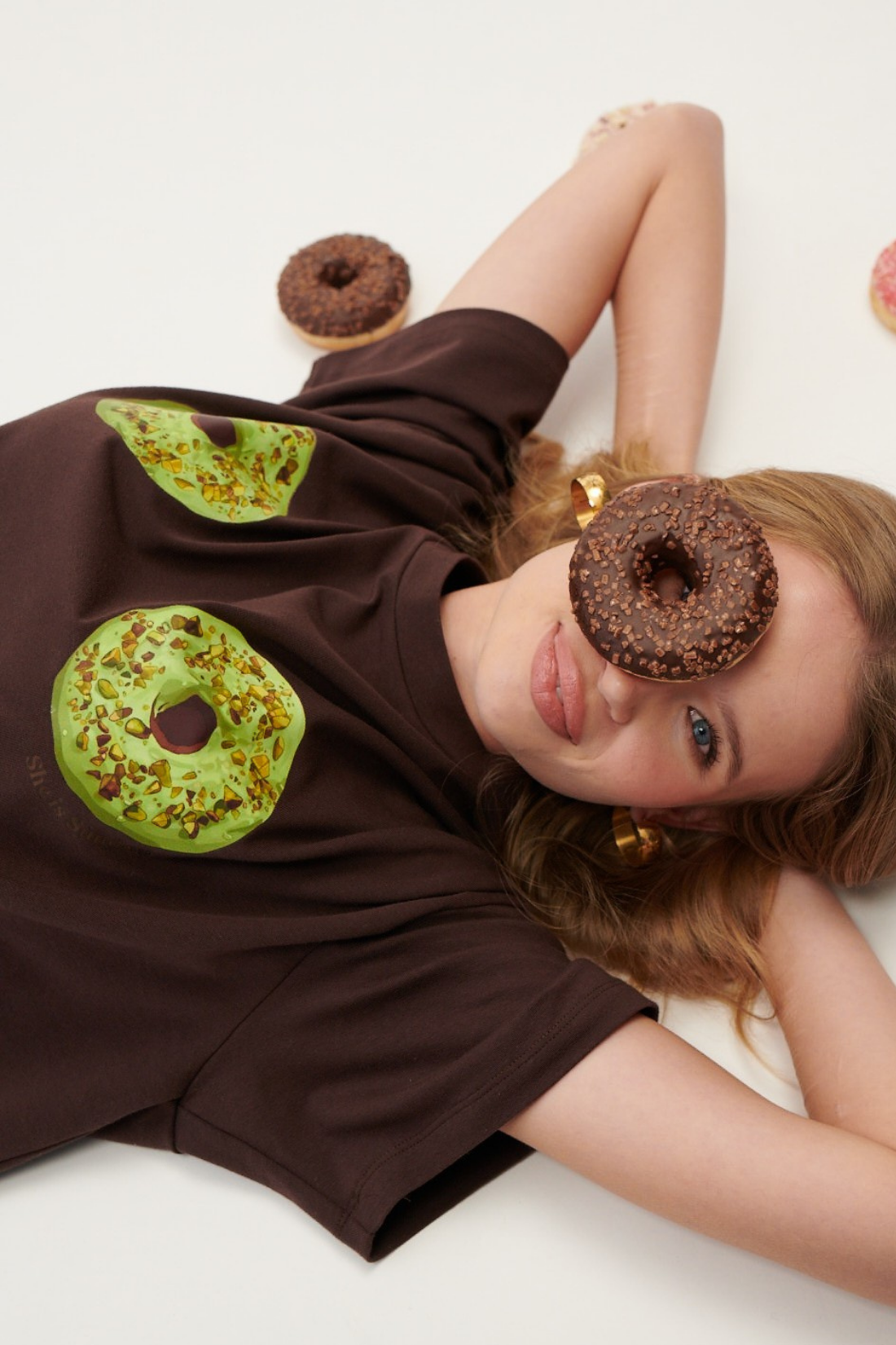 T-SHIRT PĄCZEK PISTACJA