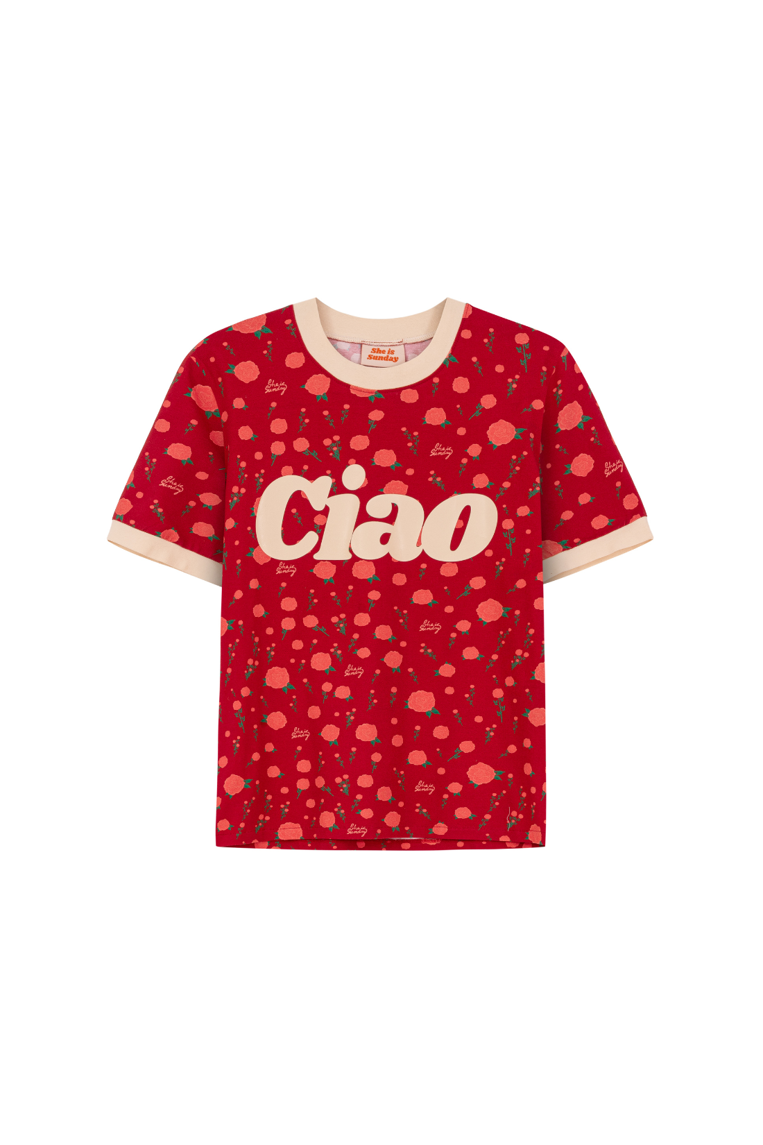 T-SHIRT CIAO ROSA