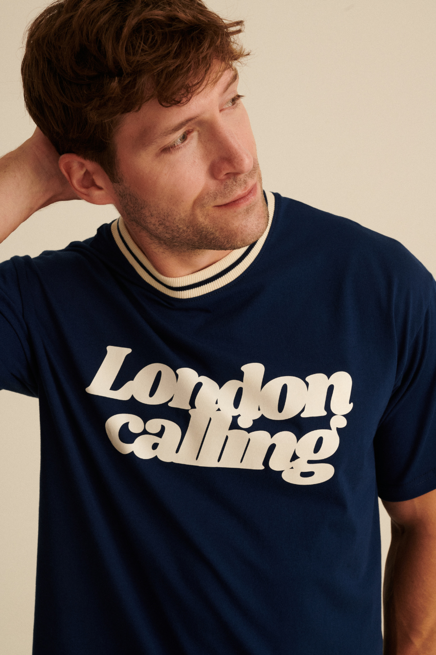 T-SHIRT LONDON NAVY - MEN