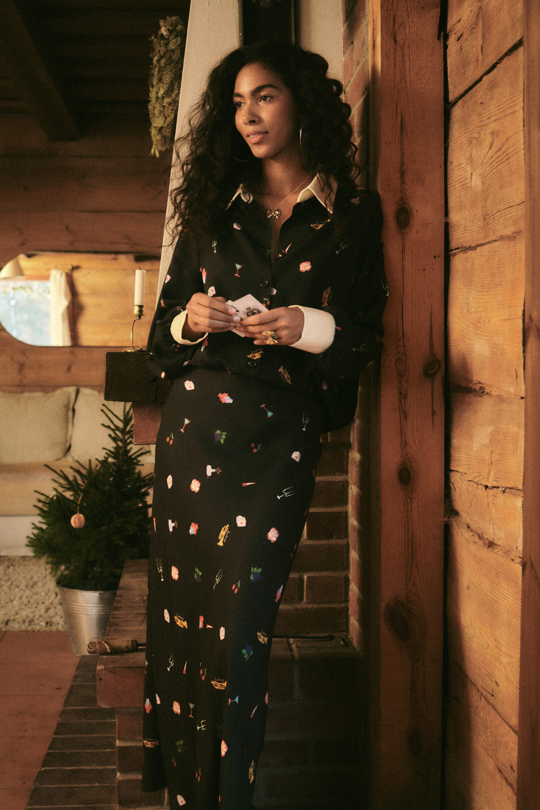 SPÓDNICA TOSKANIA PARTY CZARNA