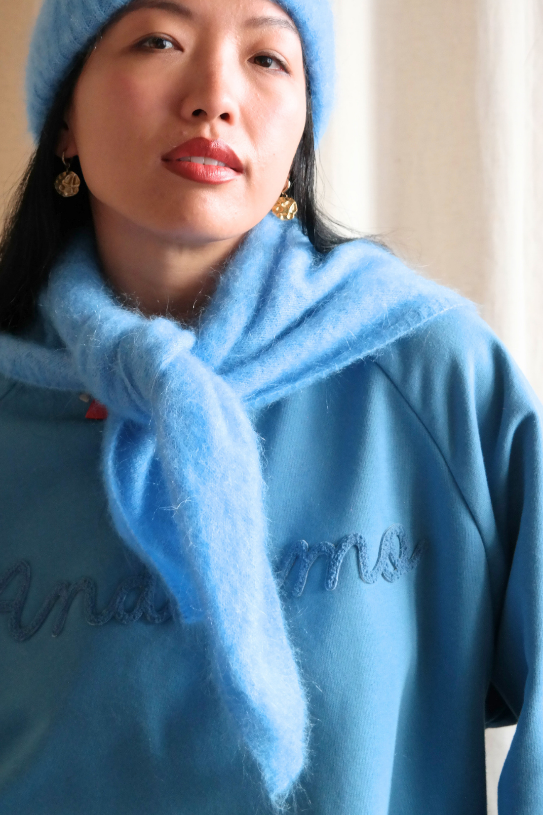 RED NODO SCARF