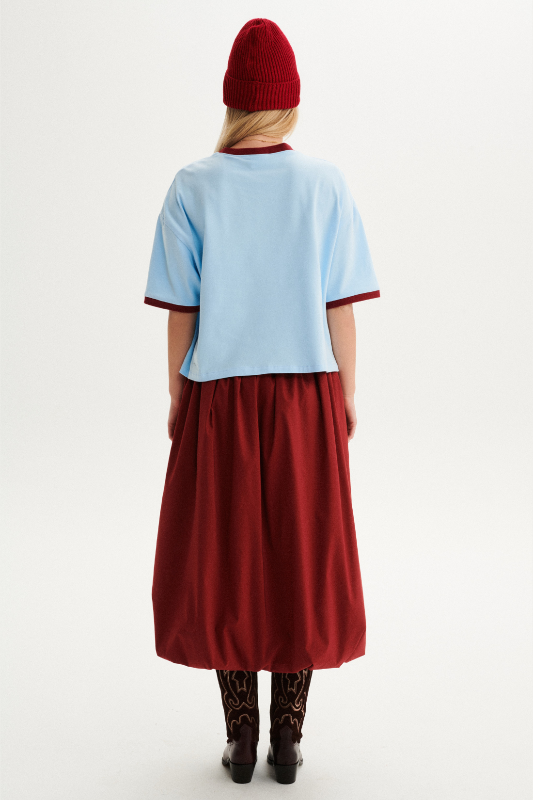 T-SHIRT LUCKY BŁĘKITNY