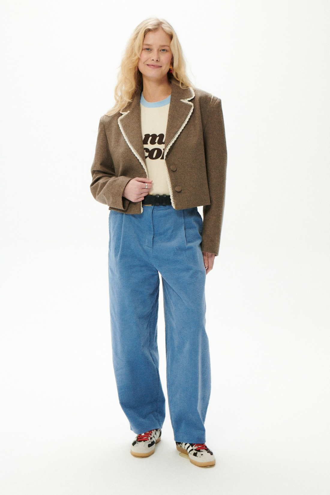 SPODNIE SELVAGGIA NIEBIESKIE