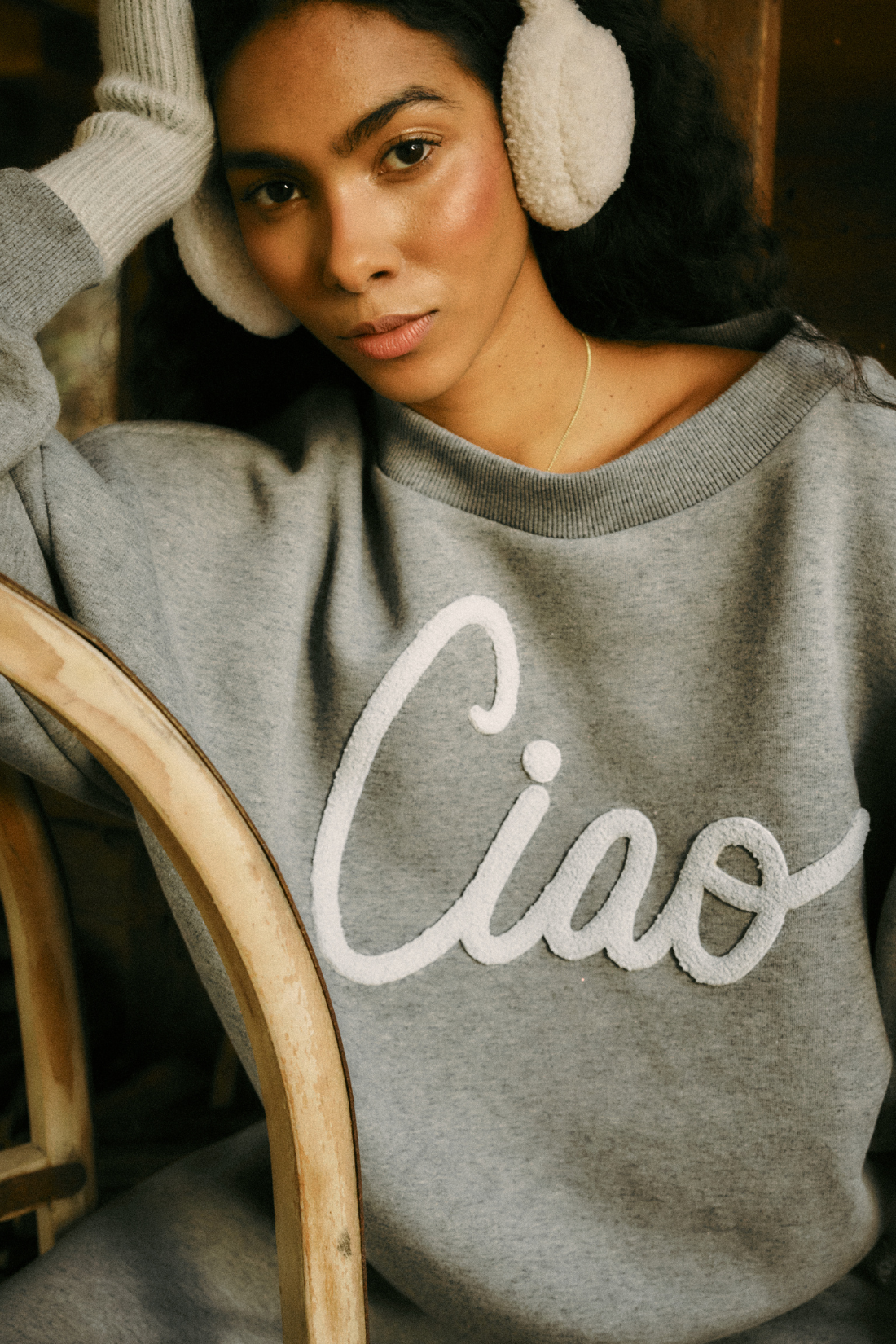 BLUZA DOMENICA SZARY MELANŻ