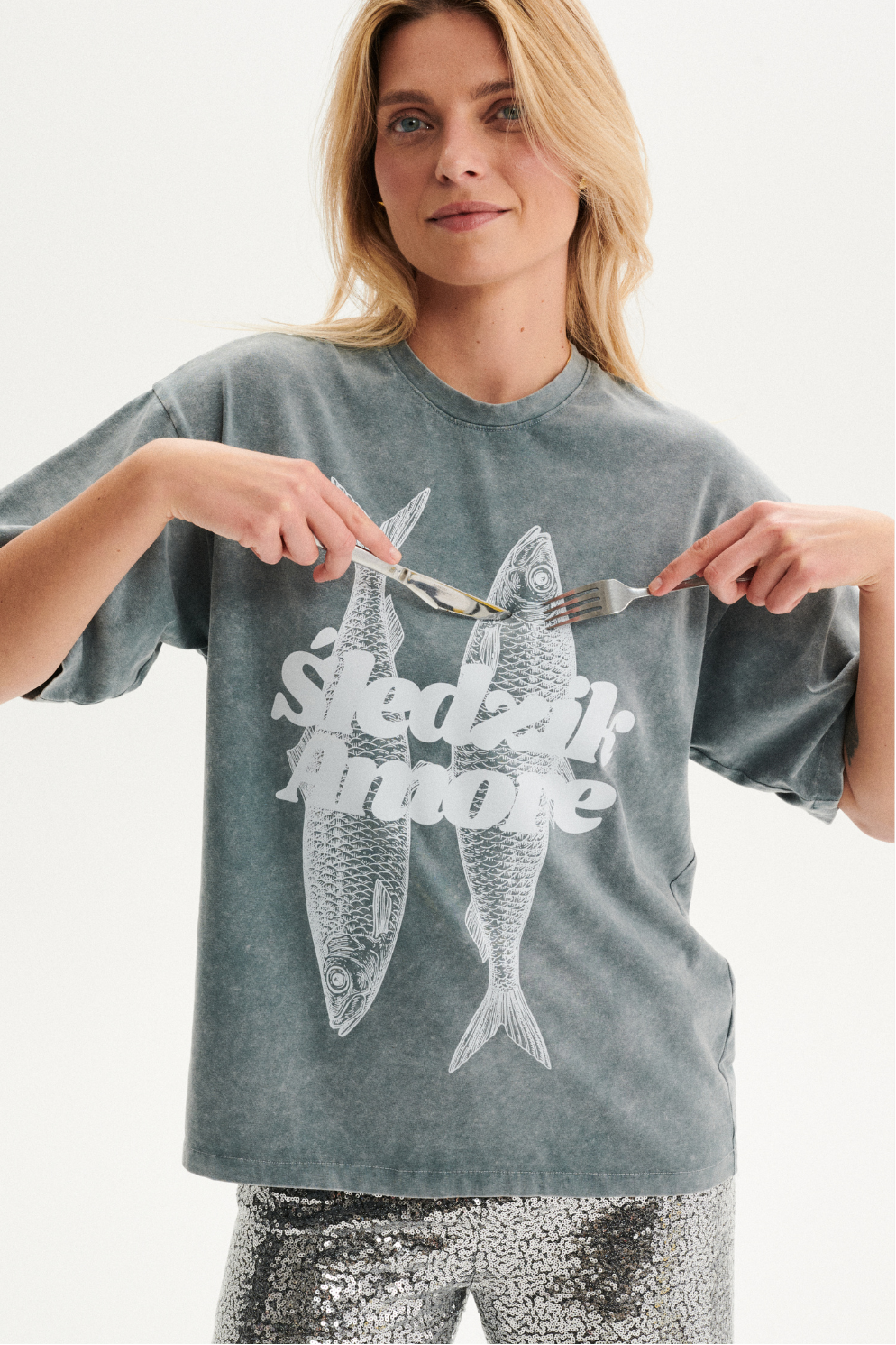 T-SHIRT ŚLEDZIK AMORE