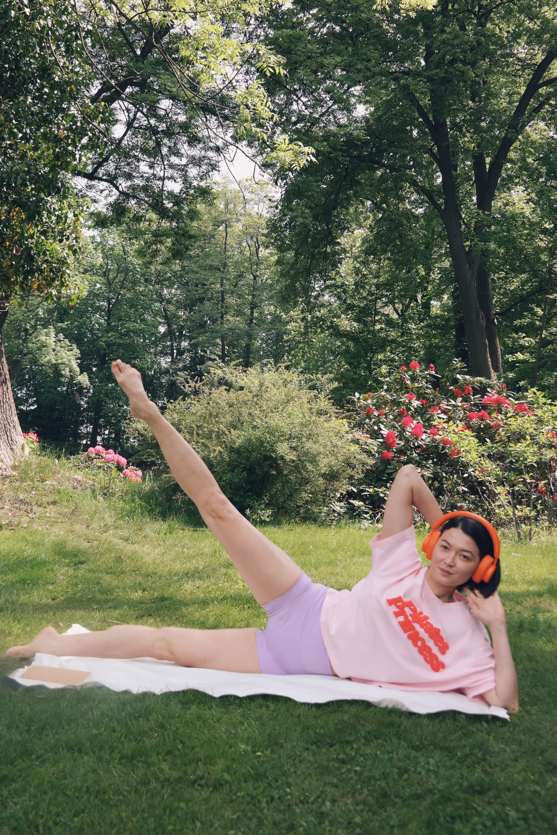 T-SHIRT PILATES PRINCESS RÓŻOWY