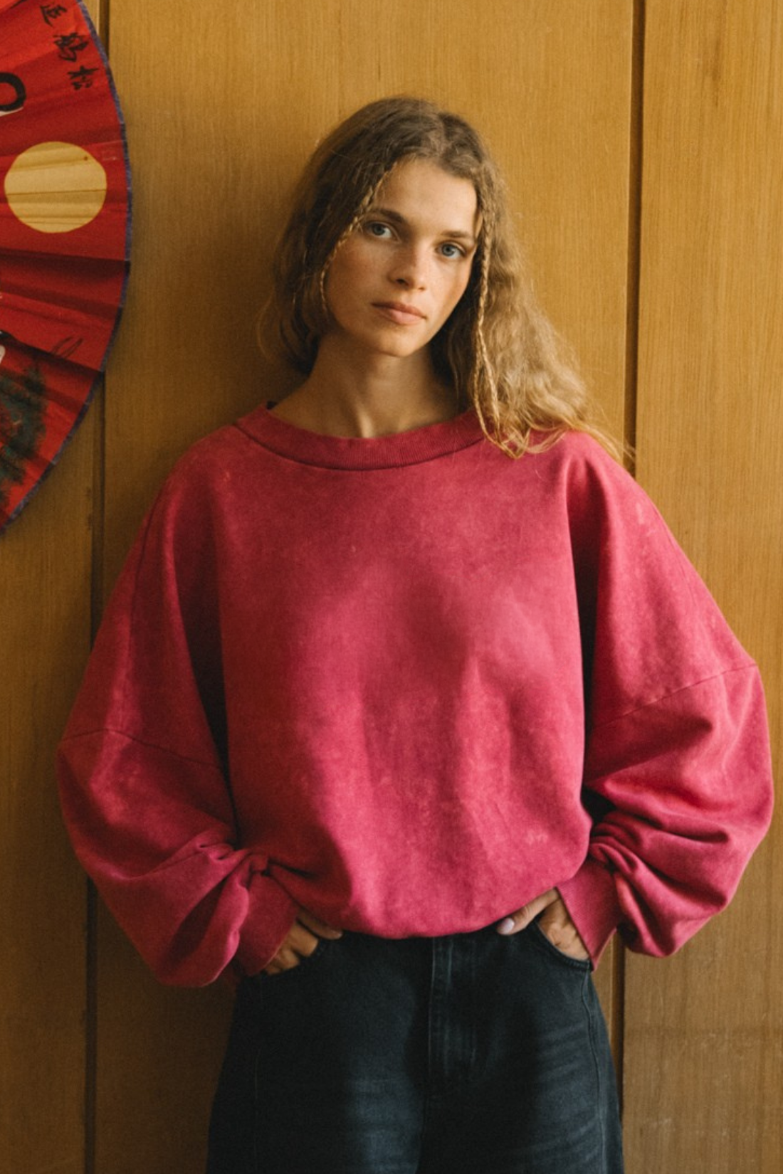 BLUZA DREAMY VINTAGE MALINOWA