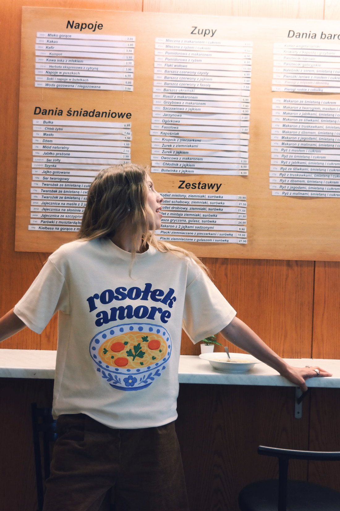 T-SHIRT ROSOŁEK AMORE MASEŁKOWY - UNISEX