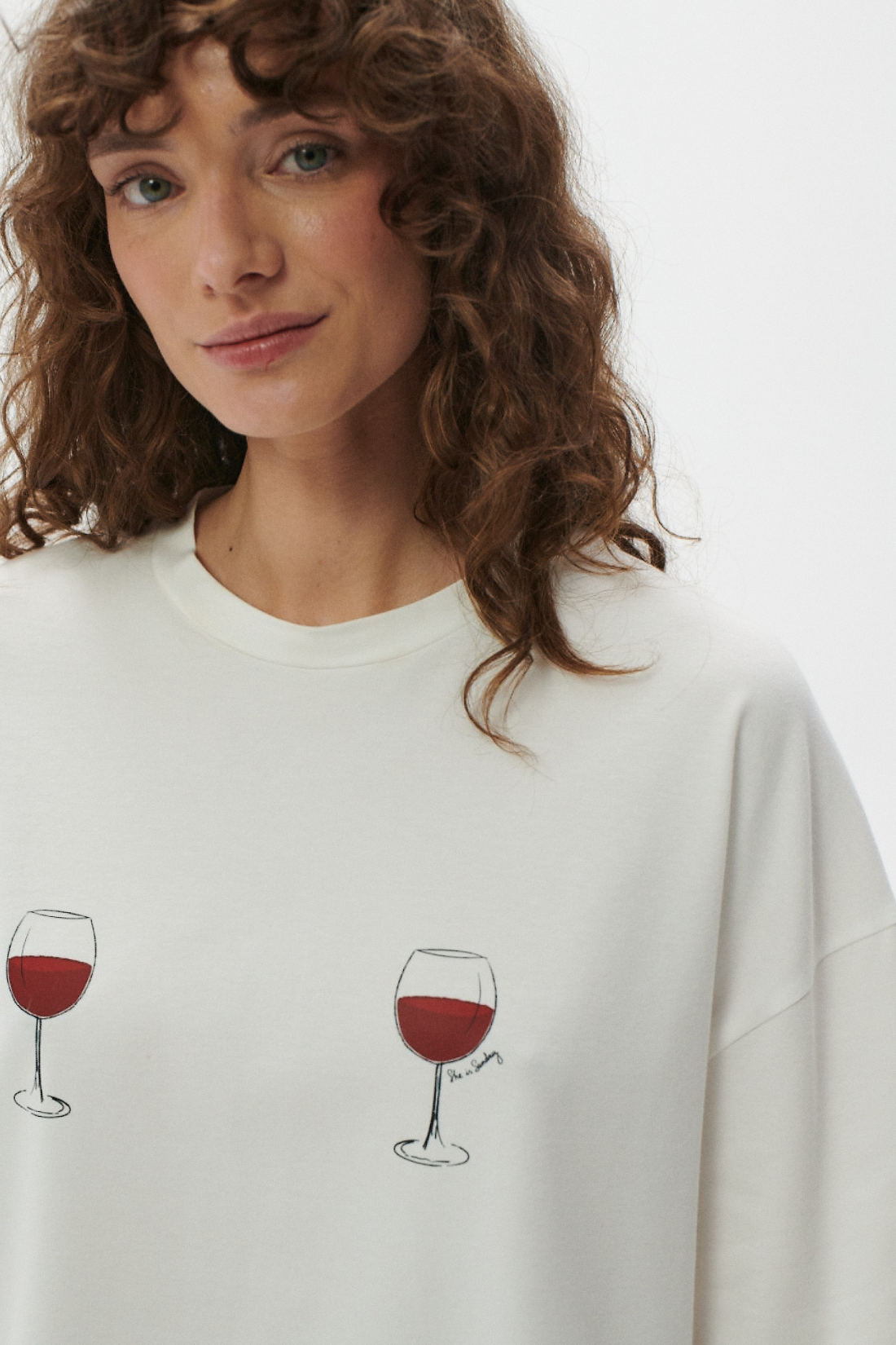 T-SHIRT DOLCE VINO ŚMIETANKOWY