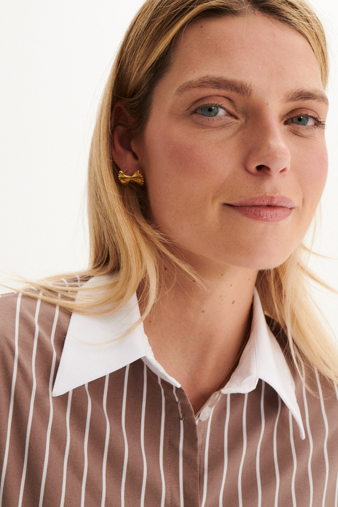 KOSZULA HAZE STRIPED MOKKA