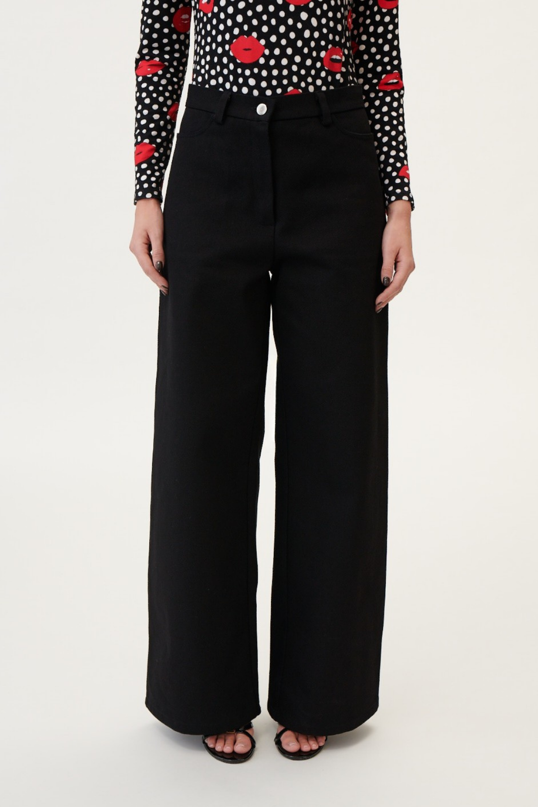 SPODNIE JEANSOWE NOCTURNE CZARNE