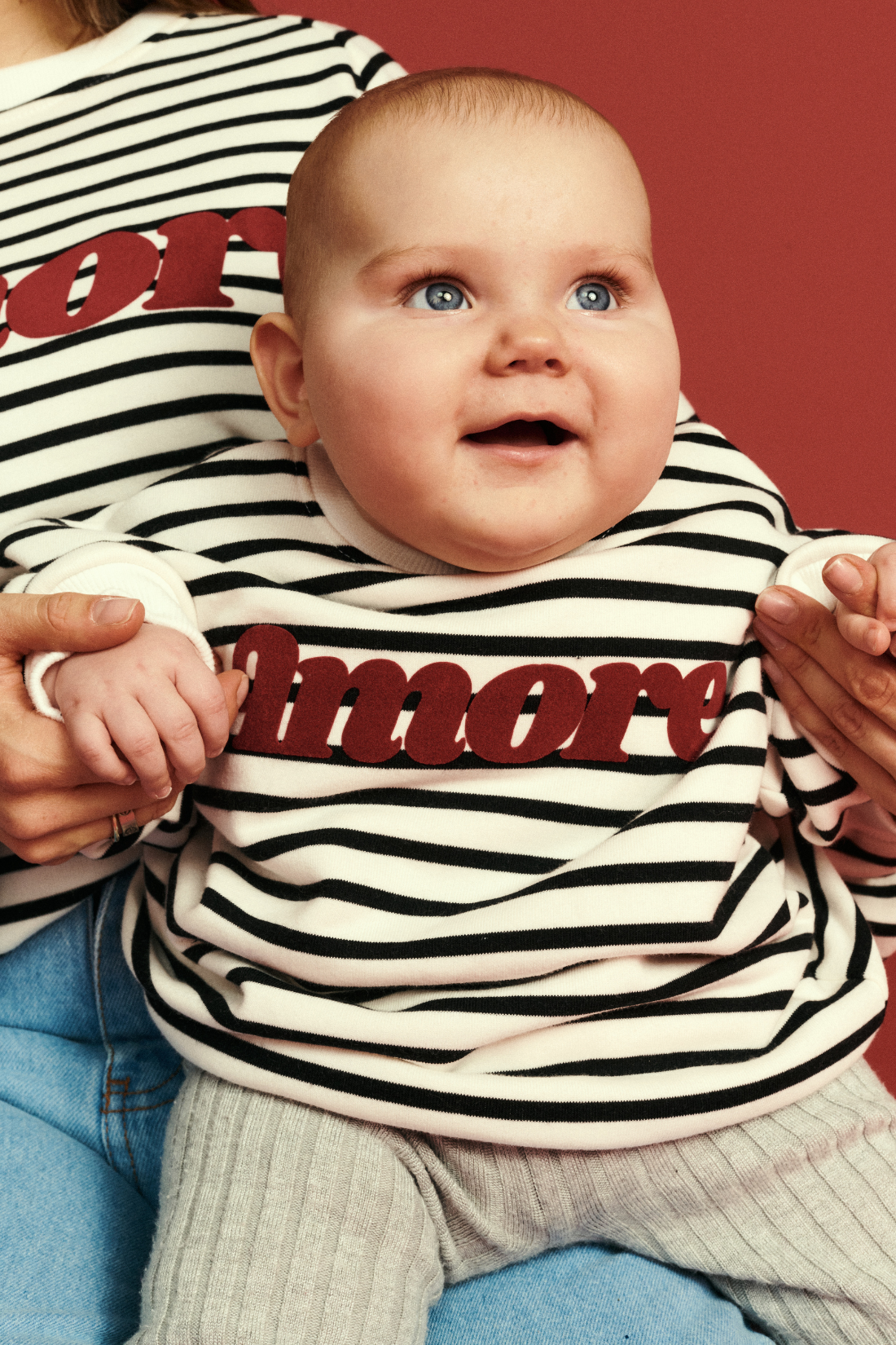 CHIARA Striped Mini Sweatshirt