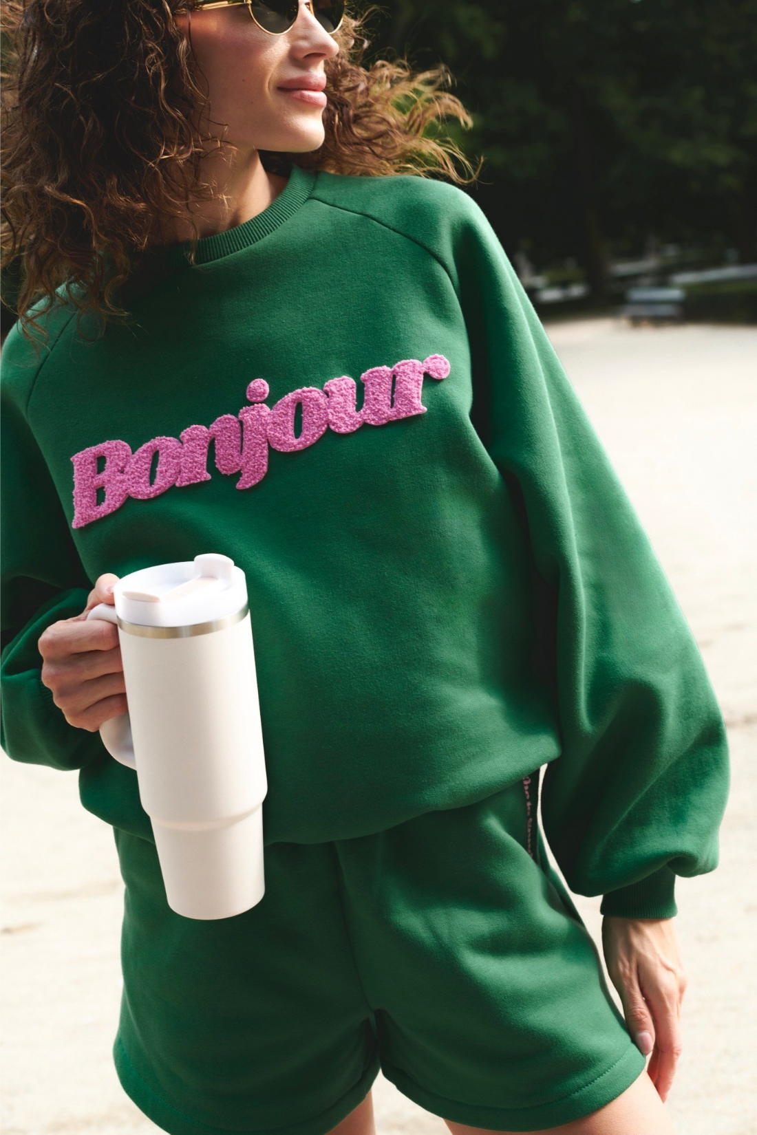 BLUZA BONJOUR ZIELONA
