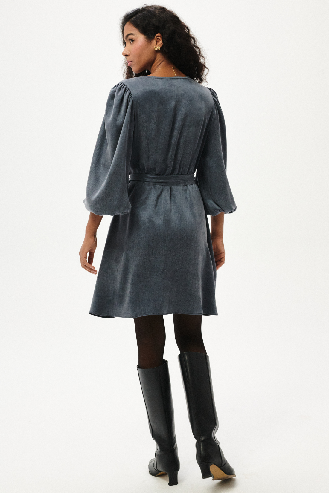 GRISELLE MINI DRESS GRAY