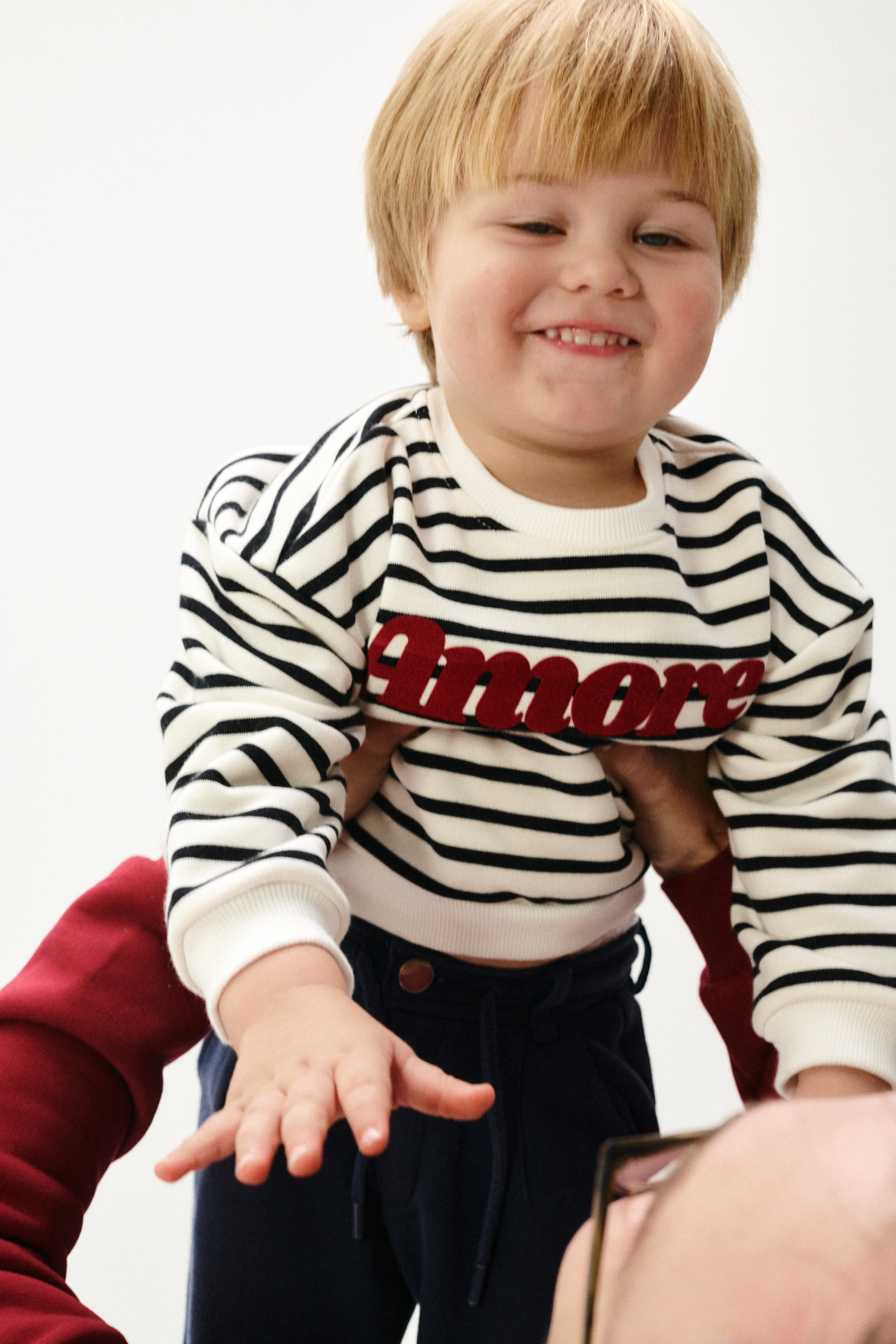 CHIARA Striped Mini Sweatshirt