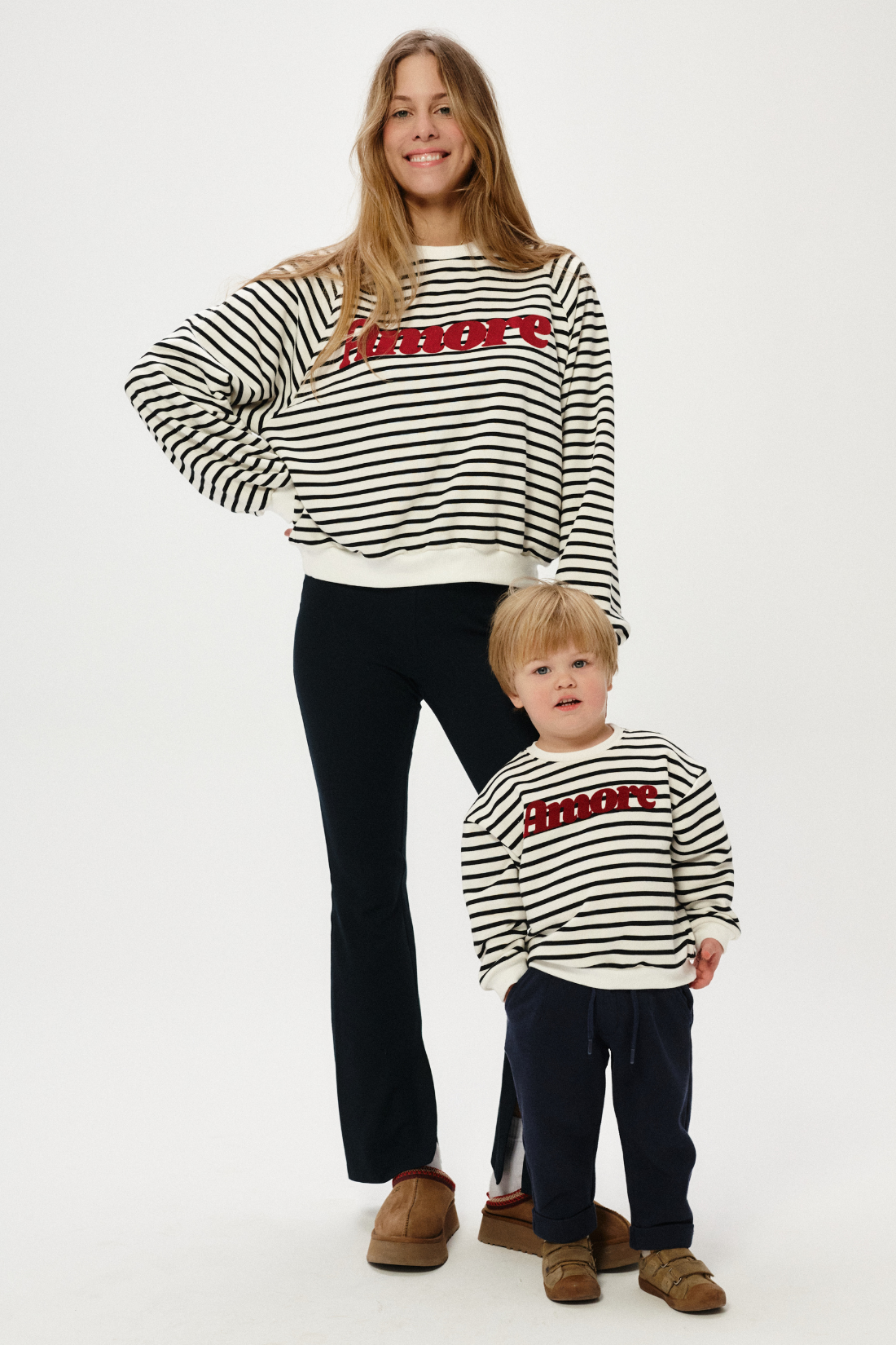 CHIARA Striped Mini Sweatshirt