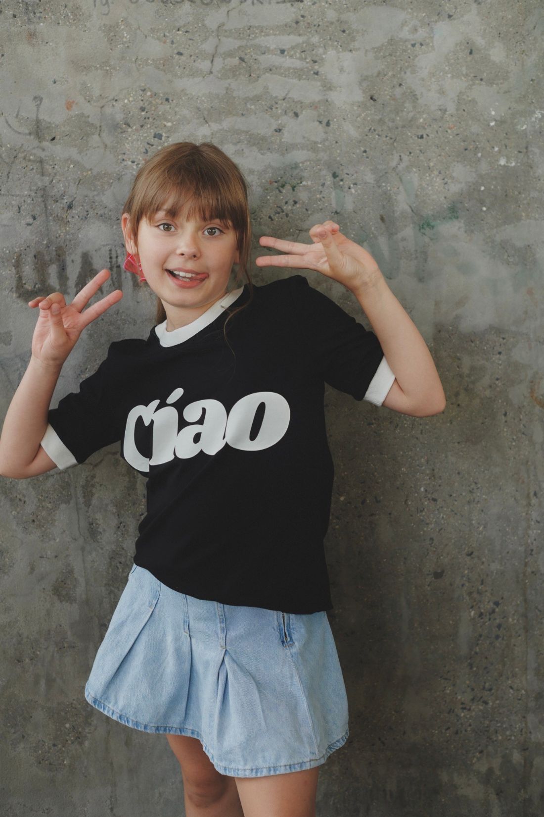 T-SHIRT CIAO BLACK