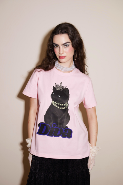 T-SHIRT SALEM RÓŻOWY