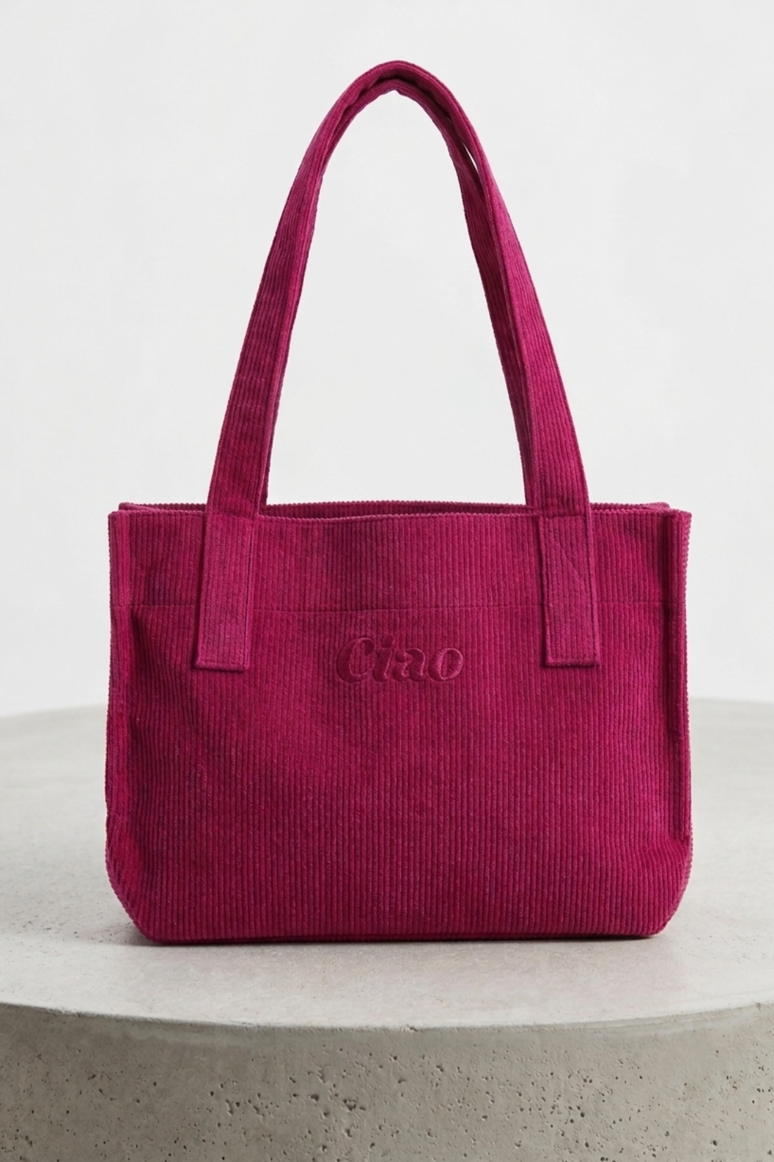 TORBA SZTRUKSOWA VELORA MALINOWA