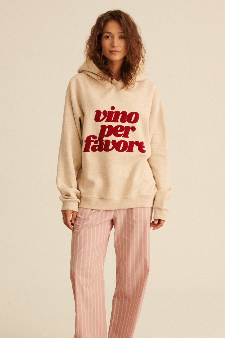 BLUZA VINO PER FAVORE UNISEX