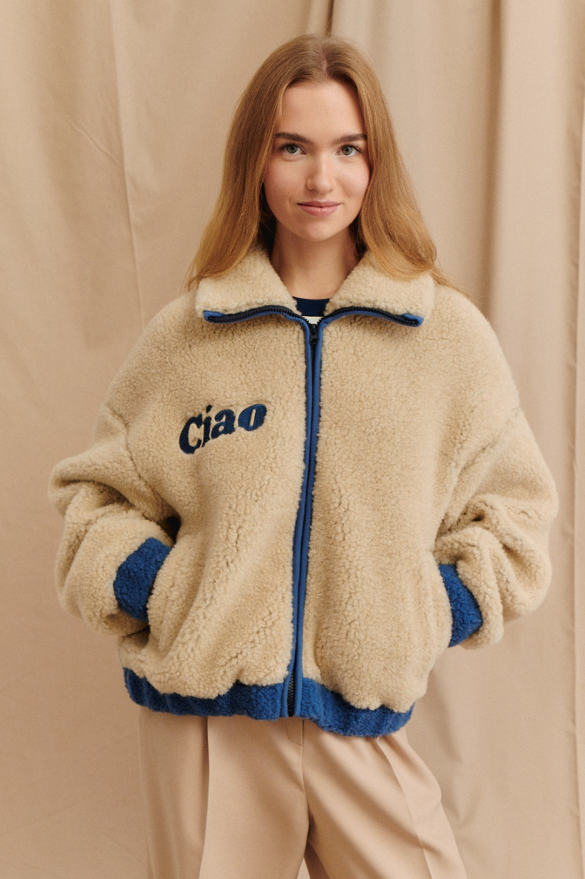 WOOL JACKET CIAO BEIGE