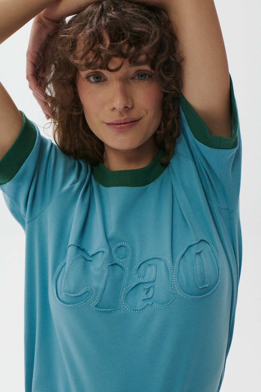 T-SHIRT CIAO NIEBIESKI