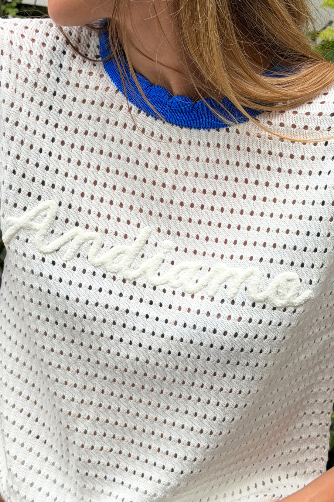 T-SHIRT AMARIS Z BAWEŁNY ORGANICZNEJ ECRU