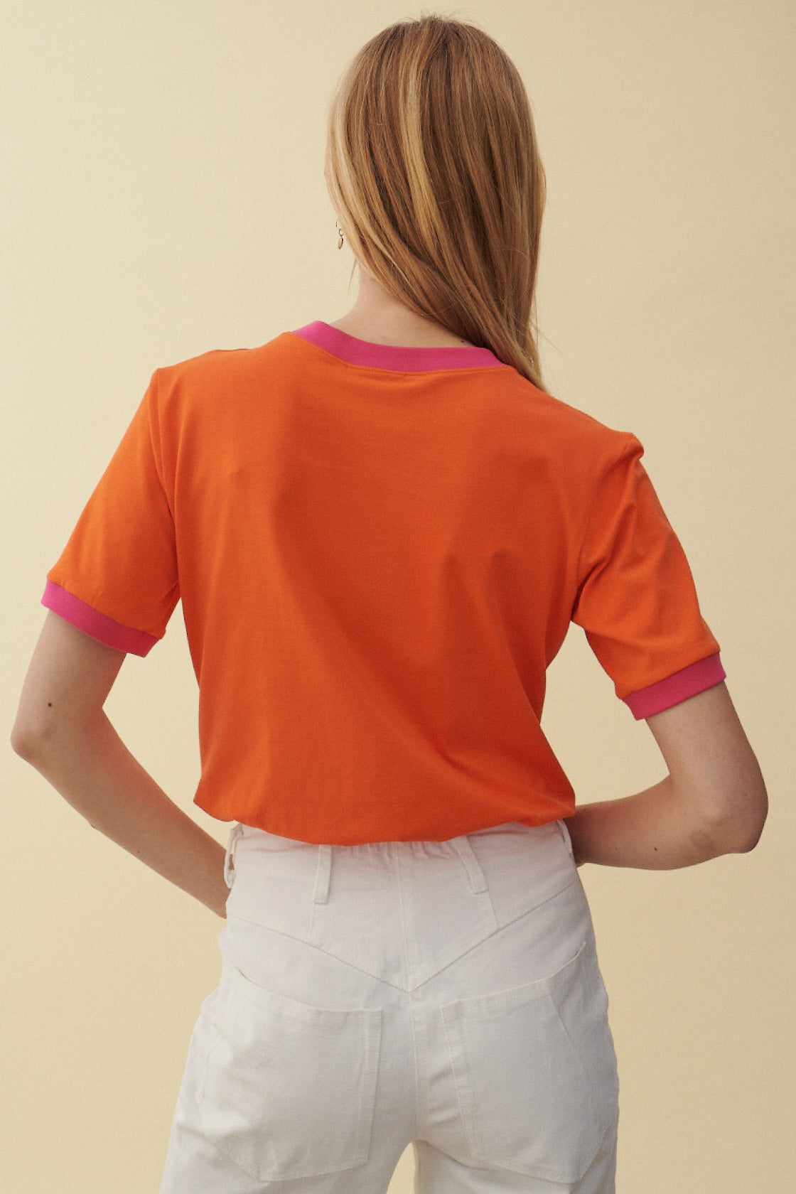 T-SHIRT PIZZA PASTA GELATO ORANGE