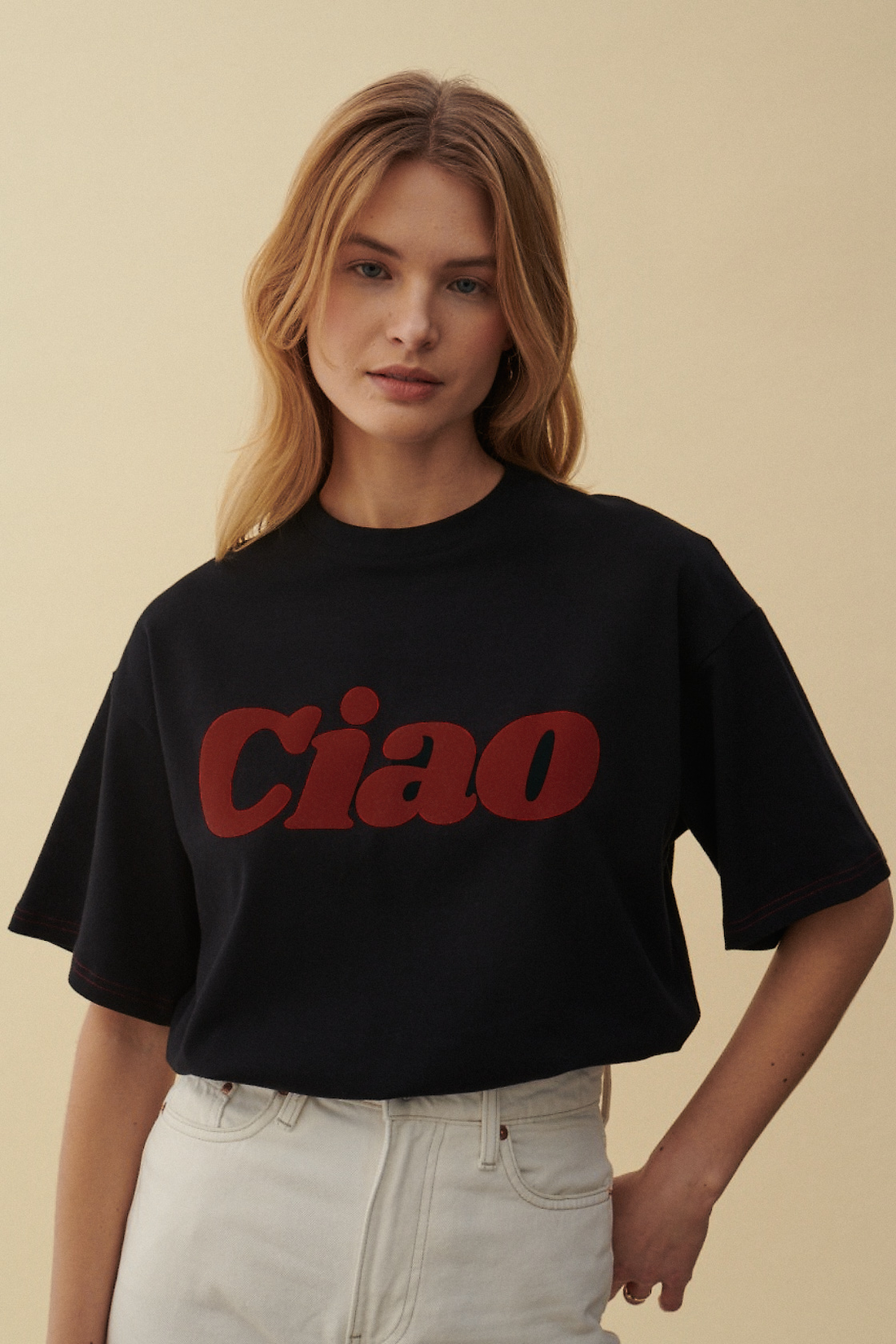 T-SHIRT CIAO BLACK