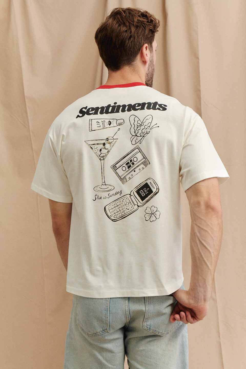 T-SHIRT OVERSIZE SENTIMENTS - MEN