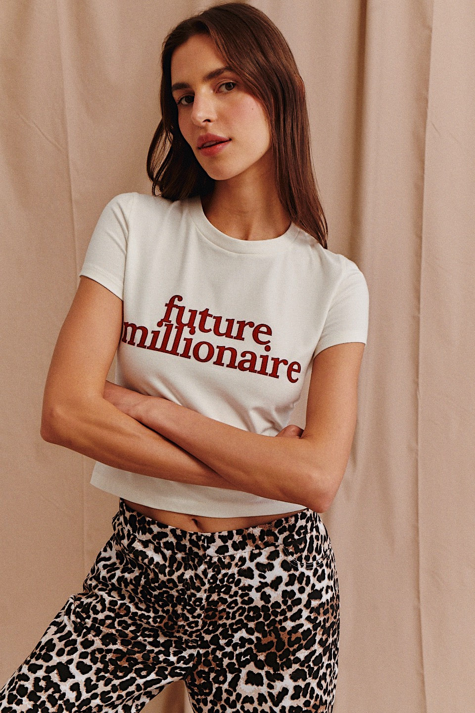 T-SHIRT CROPPED MILLIONAIRE