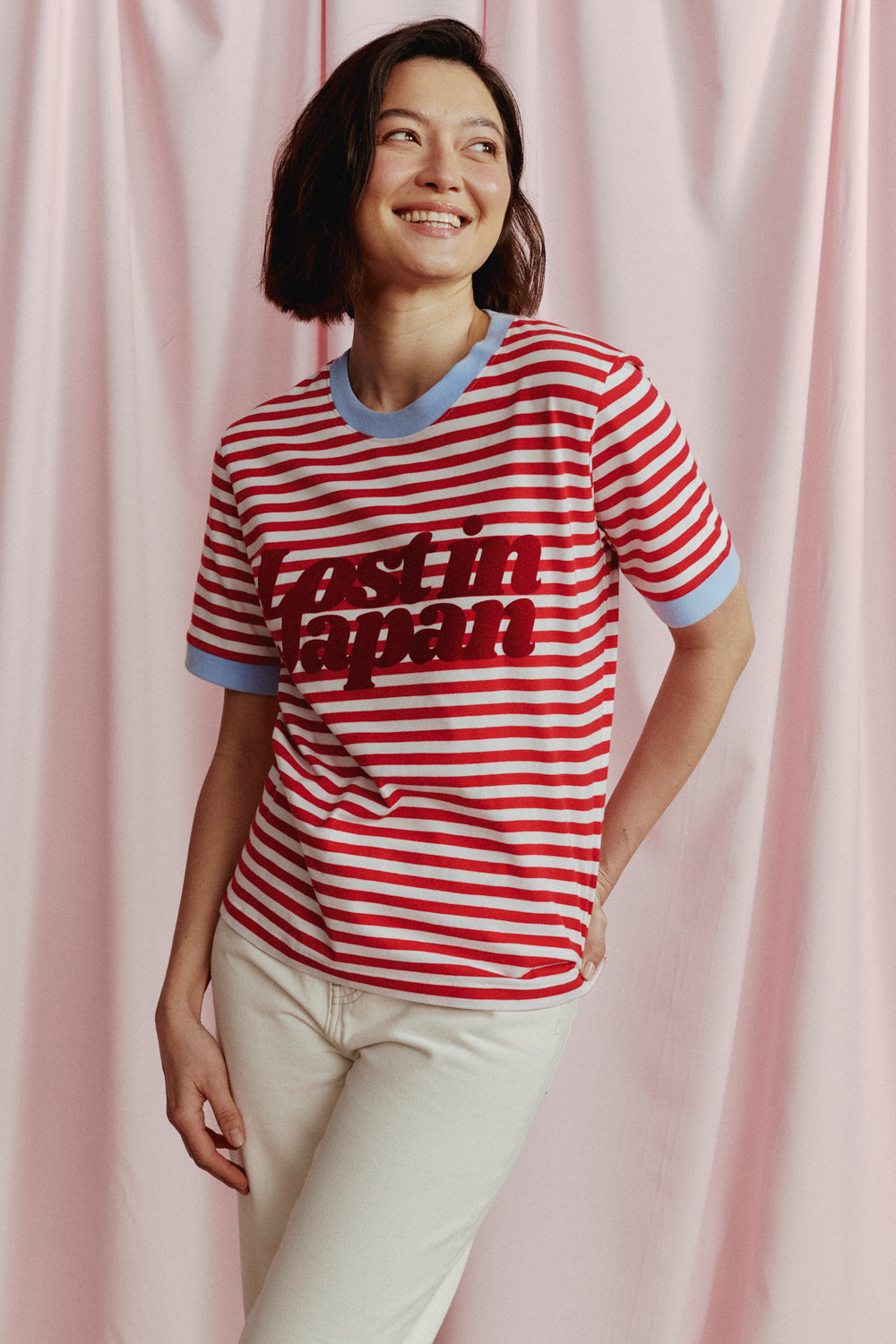 T-SHIRT LOST IN JAPAN STRIPED