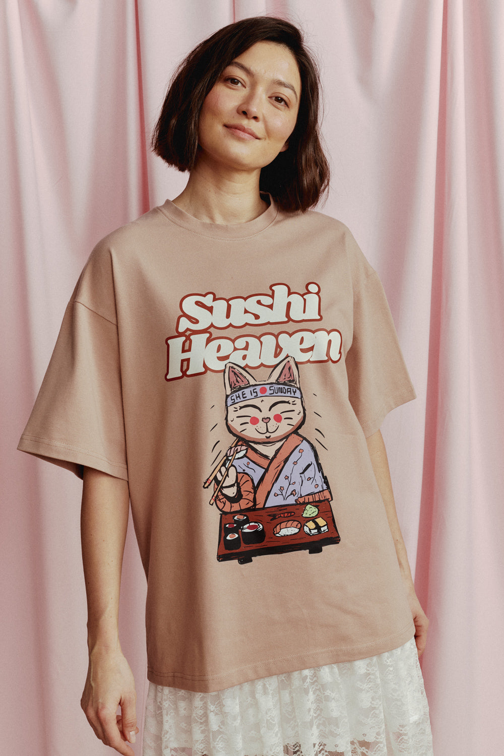 T-SHIRT SUSHI HEAVEN OVERSIZE