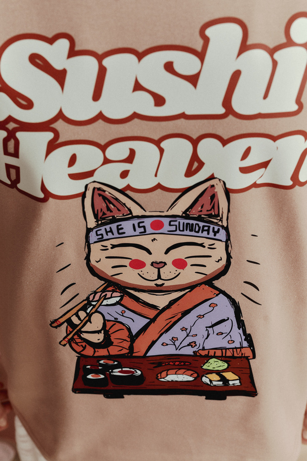 T-SHIRT SUSHI HEAVEN OVERSIZE