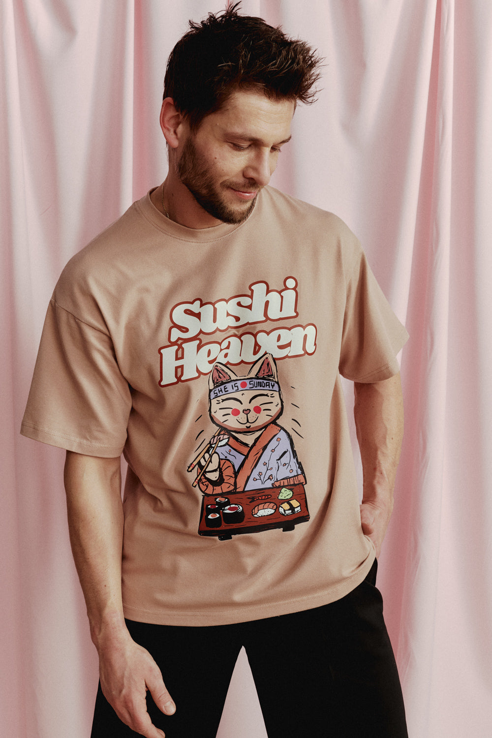 T-SHIRT SUSHI HEAVEN OVERSIZE - MEN